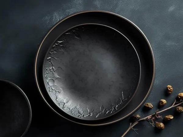 Speckled Ceramic Salad Bowl
