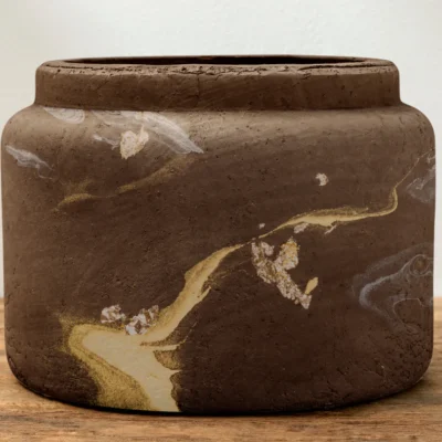 Textured Ceramic Planter